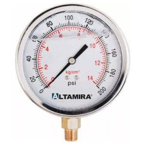 Manómetro Altamira 0-200 Psi