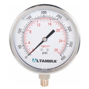 Mánometro de glicerina 0-400 PSI