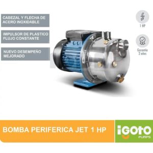 Bomba tipo Jet 1 hp Igoto